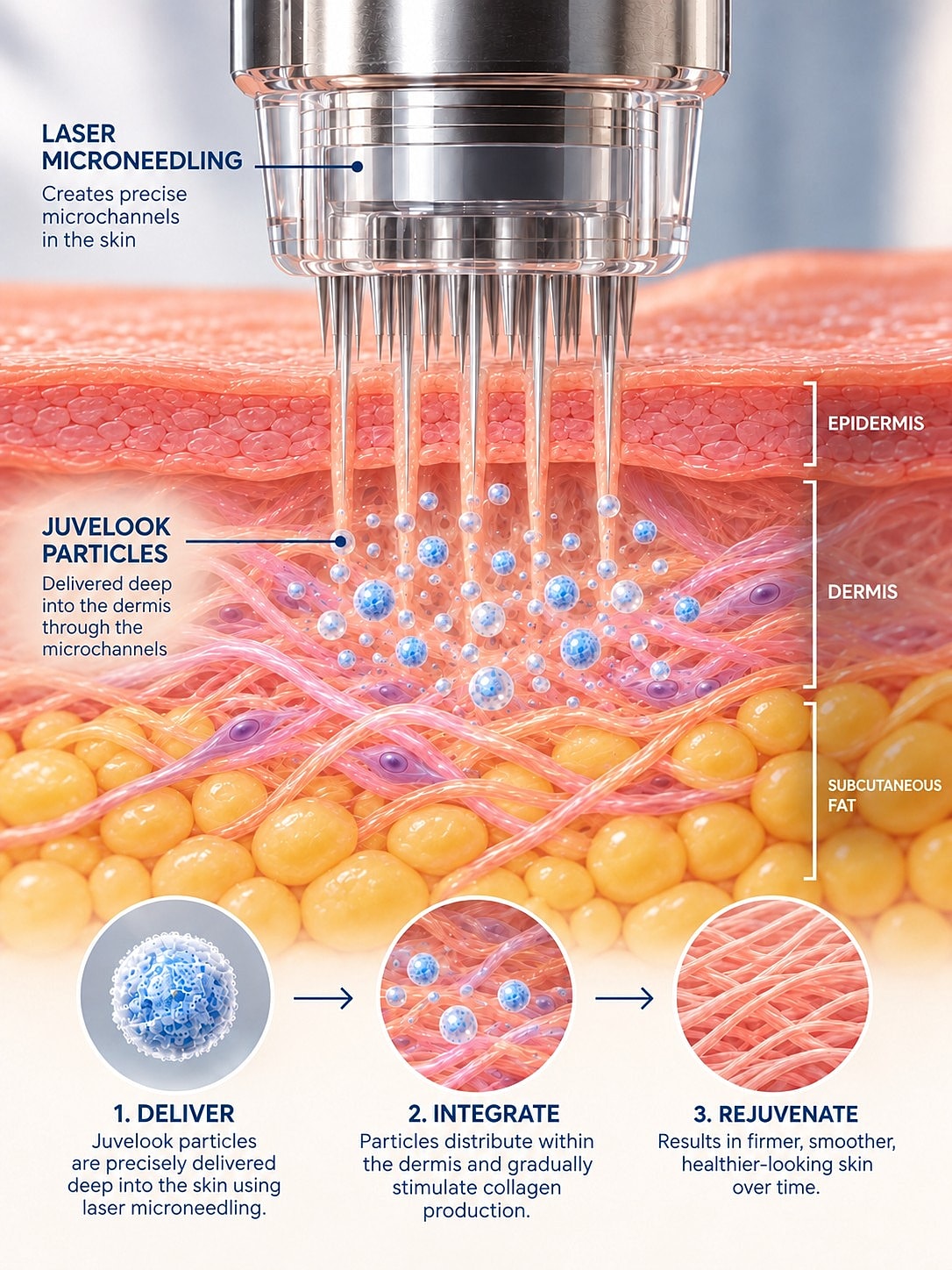 Laser microneedling skin rejuvenation with Juvelook