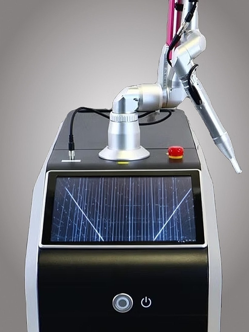 Laser equipment with digital control panel.