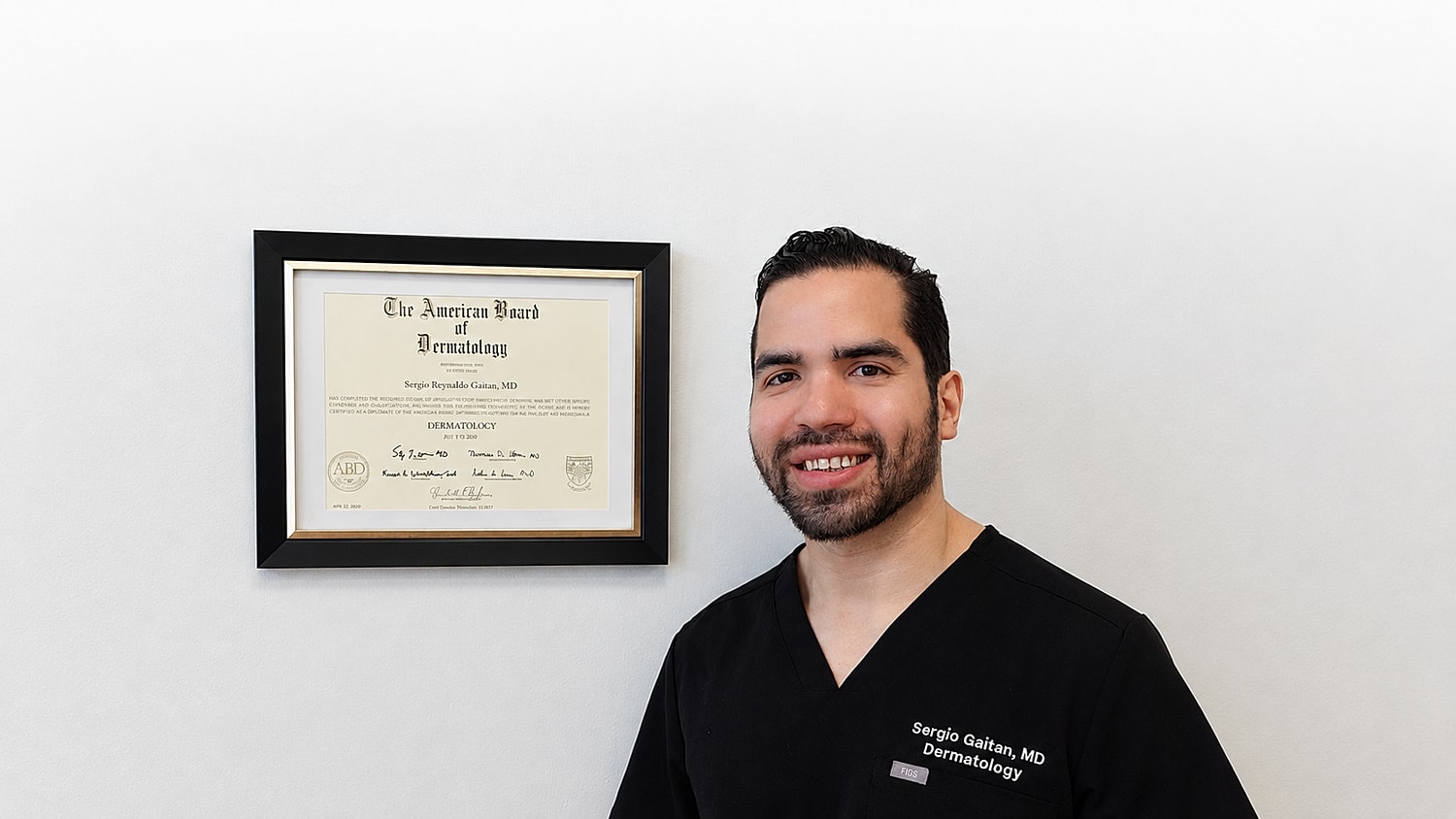 Award winning cosmetic dermatologist in Miami Dr. Sergio Gaitan MD FAAD.