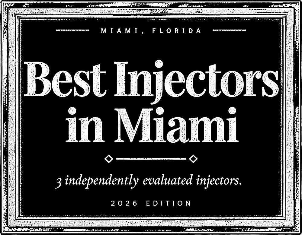 Best injectors in Miami 2026 edition award for Dr. Sergio Gaitan