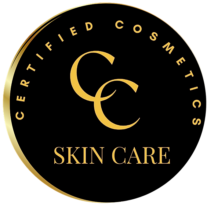 Certified Cosmetics Skin Care logo design.
