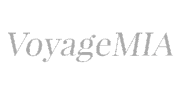 VoyageMIA logo on a black background