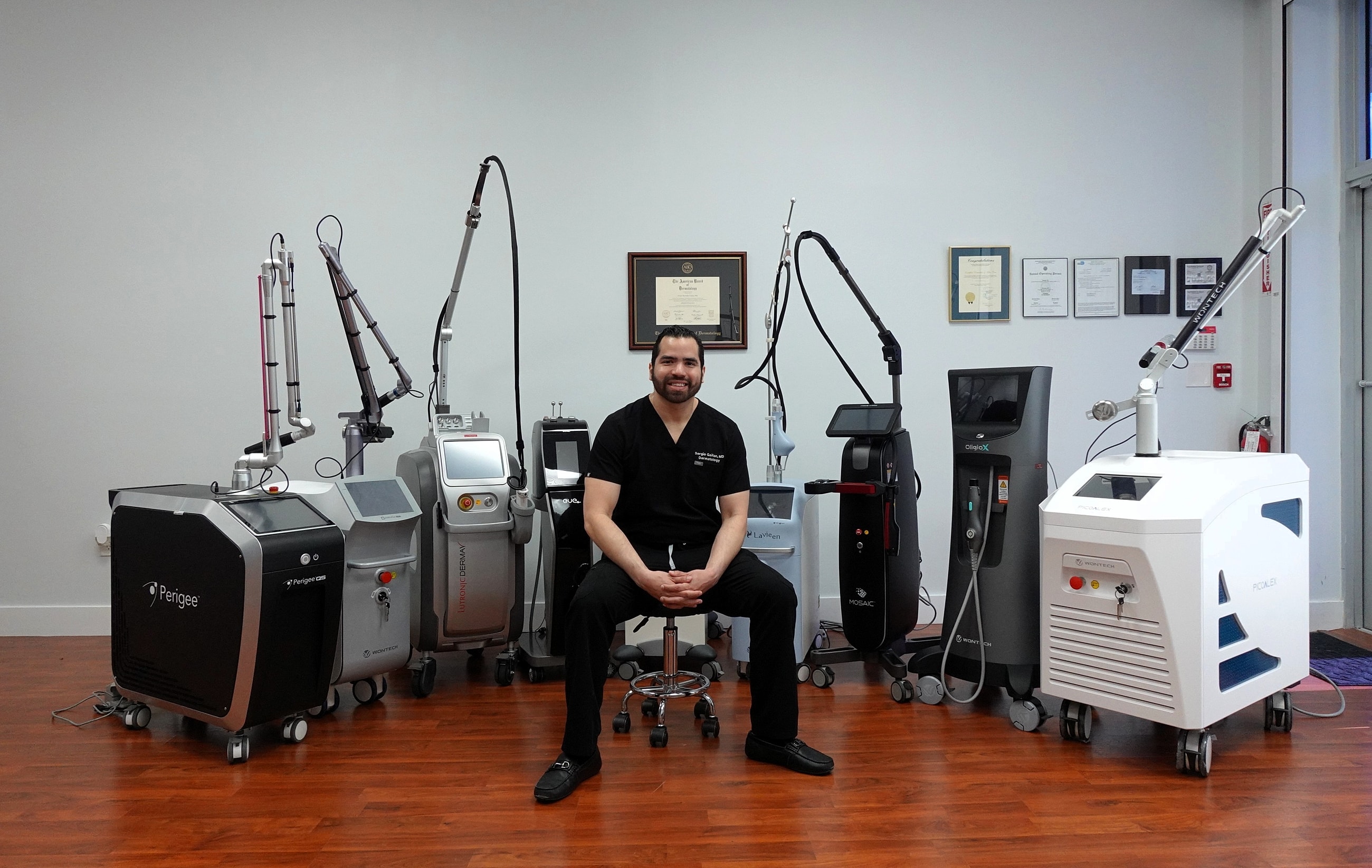 Miami's Best Cosmetic Dermatologist with his advanced lasers